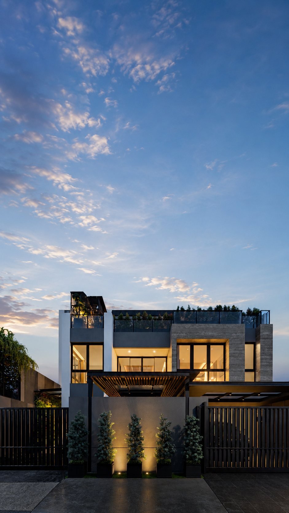 Rumah modern hasil proyek SGP